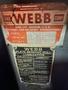1 - PREOWNED WEBB ROLL, MODEL #: 7L-1010, S/N: 75162