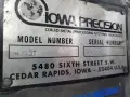 20 TON IOWA PRECISION MODEL #HP20T CUTOFF PRESS: YOBRO #25049