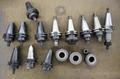 CAT40 Assorted Tool Holders, Jacobs Taper Shanks, ER Collet ***Missing Parts***- Auction Item