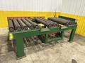SWEED LOAD CLAMP &amp; TURNER / PACMAN FLIPPER SYSTEM WITH POWERED INFEED &amp; OUTFEED CONVEYORS: STOCK #22075