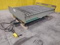 3800 LBS X 60" X 42" SOUTHWORTH MODEL #LS4-36 HYDRAULIC SCISSOR LIFT TABLE WITH ROLLER TOP, 110 VOLT: STOCK #20882