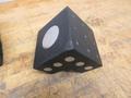 Granite Angle Plate 6" x 6" x 6" with Magnetic Inserts and 1/4-20 Mounting Holes in Protective Case- Auction Item