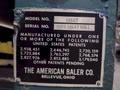 24" X 36" X 96" LONG AMERICAN MODEL #10447 HYDRAULIC HORIZONTAL BALER: YOBRO #24745