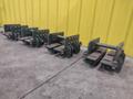 (4) 4 TON HILLMAN MODEL #B1-4  ROLLER TYPE MACHINERY MOVING SKATES: STOCK #22989