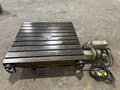 60&quot; X 60&quot; SHIBAURA MODEL #BFT-13CW2 T-SLOTTED ELECTRIC POWERED ROTARY TABLE: STOCK #19526