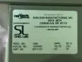 SHELDON MFG INCUBATOR