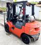 3750 Lb. Toyota Lift Truck, Pneumatic Tire, Triple Stage Mast, LP Gas, Side Shift