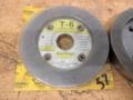 Diamond 6" Carbide Tool Grinder Wheels, (1) Accu-Finish 180 Grit, (1) MSC 150 Grit, (1) Amplex "Roughing"- Auction Item