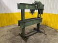 60 TON BRIDGEPORT MANELY H-FRAME HYDRAULIC POWERED SHOP PRESS: STOCK #23116
