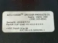 ACCU-CODER INCREMETNAL SHAFT ENCODER  -  716*-0360-HV-HD10-8-S-S-N