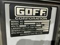 6 CU FT GOFF MODEL #6BB RUBBER BELT TUMBLE TYPE BLAST MACHINE: YOBRO #25035