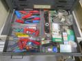 6 Drawer Cabinet and Contents- Included a LARGE SUPPLY Of Inserts, Hardware AND MORE!- Auction Item