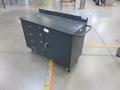 Vari-Tuff 4-Drawer Rolling Metal Cabinet with Door and Adjustable Shelf, Portable- Auction Item