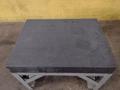 36&quot; X 48&quot; x 6.25&quot; BLACK GRANITE PLATE WORK TABLE ON WHEELS: STOCK #17862