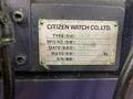 Citizen C16 Type VII CNC Swiss Screw Machine w Live End Working Option, Coolant Tank and Pump