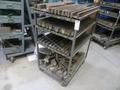 Press Brake Dies - Large Assortment on Cart w Casters- Auction Item