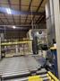 50" x 48" x 92" HIGH LANTECH QL AUTOMATIC SHRINK WRAPPER WITH IN-FEED &amp; OUT-FEED CONEYOR. STOCK # 0980426