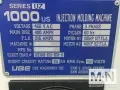 1000 TON 148 OZ UBE MODEL UZ1000 INJECTION MOLDING MACHINE MFG 2013