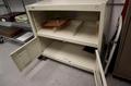 Rolling Metal Cabinet with Under Shelf and 2 Door Bottom- Auction Item