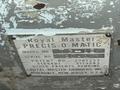 1.5" ROYAL MASTER MODEL #TG-12 PRECISE O MATIC CENTERLESS GRINDER: YOBRO #25278