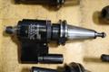 Command CT 40 Taper Tool Holders: (1) Tapmatic Head, (1) ER20 Collet Holder, (9) End Mill Holders- Auction Item