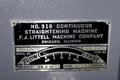 18&quot; x .036&quot; LITTELL STRAIGHTENER