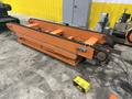 SWEED LOAD CLAMP &amp; TURNER / PACMAN FLIPPER SYSTEM WITH POWERED INFEED &amp; OUTFEED CONVEYORS: STOCK #22075