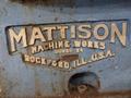 36&quot; X 50 HP MATTISON ROTARY SURFACE GRINDER: STOCK #23504