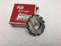 F&amp;D CUTTING TOOLS HS CONVEX MILLING CUTTER: 1/4&quot; X 2 1/2&quot; X 1&quot; STRAIGHT TOOTH SIDE MILLING CUTTER: STOCK #15126