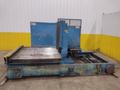 20,000 LBS BRANER HYDRAULIC COIL UPENDER WITH POWER FEED CONVEYOR: YOBRO #25238