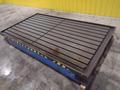 129&quot; X 72&quot; X 14&quot; HIGH T-SLOTTED LAYOUT TABLE / BOLSTER PLATE: STOCK #22373