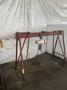 2 TON WALLACE A FRAME ROLLING GANTRY CRANE. STOCK # 0523823