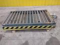 3500 LB X 60" X 36" SOUTHWORTH HYDRAULIC SCISSOR LIFT TABLE WITH ROLLER TOP: STOCK #20931
