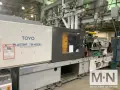 400 TON 45.3 OZ TOYO MODEL TM-400H INJECTION MOLDING MACHINE MFG 2000