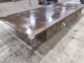 97&quot; X 241&quot; STEEL LAYOUT TABLE WITH 3&quot; PLATE TOP: STOCK 11833