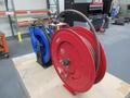 Wallmount Air Hose Wheels with Hose (2) - Auction Item