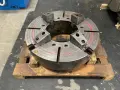 32” PRATT BURNERD ATLAS 4 Jaw Chuck Steel Hollow Spindle 14-1/2” Bore #5573