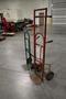 2 Wheel Moving Dolly Carts, (2pcs) Both with Hard Rubber Tires, (1) Has Welded Height Extension.- Auction Item