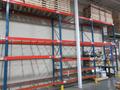 Pallet Racking, Teardrop Style (12) 14'x42" Uprights, (70) 8' Cross Members, Wire Decking, *No Contents*- Auction Item