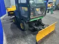 JOHN DEERE 54" BLADE 4WD TRACTOR W/SNOW PLOW &amp; SALT SPREADER  -  1435
