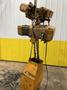 10,000 LB (5 TON) HARRINGTON MOTORIZED CHAIN HOIST W/ POWER TROLLEY: STOCK #19954