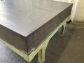 72" X 72" X 12" RAHN BLACK GRANITE SURFACE PLATE W/ STAND: STOCK #81474