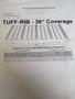 36&quot; TUFF RIB 1.5 SERIES 16 STAND AG PANEL ROLL FORMER LINE WITH PRECUT TRIM BLANK OPTION AND 10,000LBS MANUAL UNCOILER STOCK# 4163