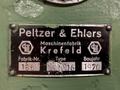 Peltzer &amp; Ehlers Model NKW-16 Inclined Flat Die Thread Roller