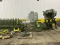10/12 STAND BRADBURY ROLLFORMING LINE, COIL REEL, SERVO FEED, PREPUNCH, ROLLFORMER, CUTOFF PRESS STOCK# 4408