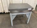 24" X 36" X 8" THICK CTEK TWO LEDGE GRANITE SURFACE PLATE  &amp; STAND: STOCK #81130
