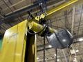 9' X 7' X 1000 LB (1/2 TON) GORBEL FREE STANDING JIB CRANE &amp; HOIST: STOCK #20217