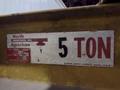 3 / 5 TON X 30' NORTH AMERICAN SINGLE GIRDER TOP RUNNING OVERHEAD BRIDGE CRANE &amp; COFFING HOIST: YOBRO #25275