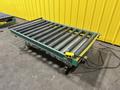 4,000 LBS X 60" X 30" SOUTHWORTH HYDRAULIC SCISSOR LIFT TABLE WITH 60X42 ROLLER CONVEYOR TOP, 110 VOLT: STOCK #20916