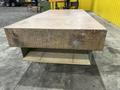 96&quot; X 48&quot; X 10&quot; STARRETT PINK GRANITE SURFACE PLATE &amp; STAND: STOCK #22917